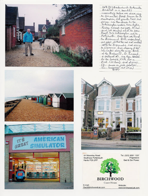 Road to Portsmouth and Birchwood Guest House