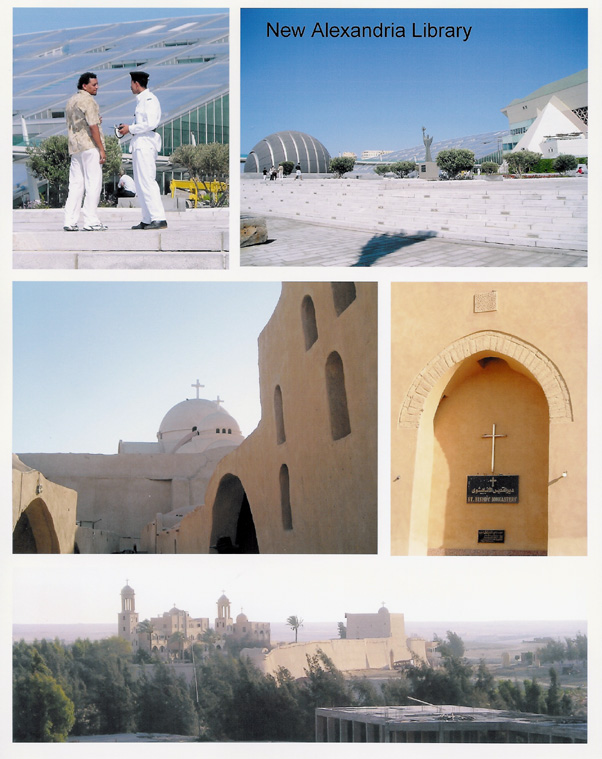 Alexandria Library & Saint Bishoi Monastery