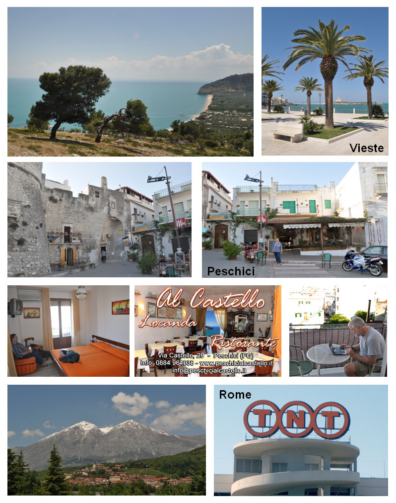 Peschici and Rome, Italy