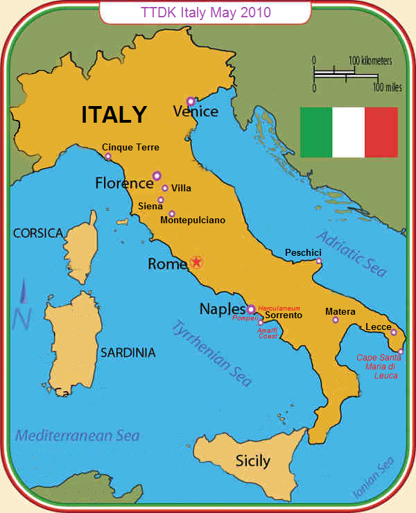 Italy map