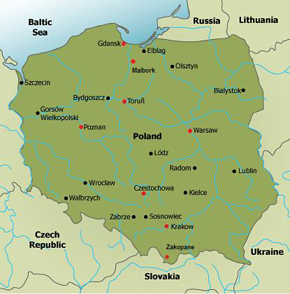 Poland Map