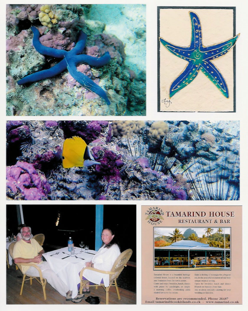 Tamarind House and Snorkling around Rarotonga