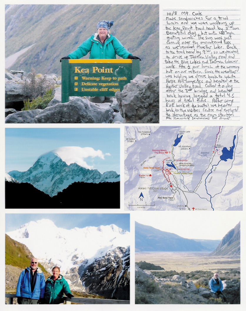 Kea Point Trail, Mt. Cook National Park