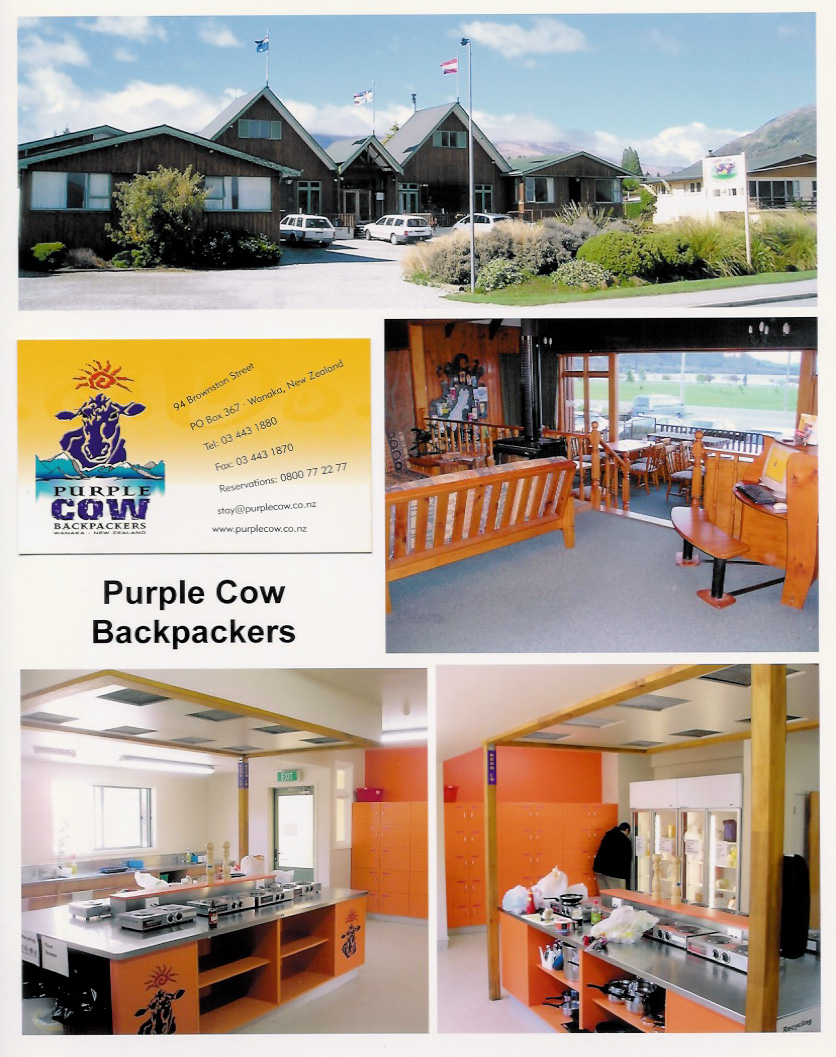 Purple Cow Backpackers, Wanaka