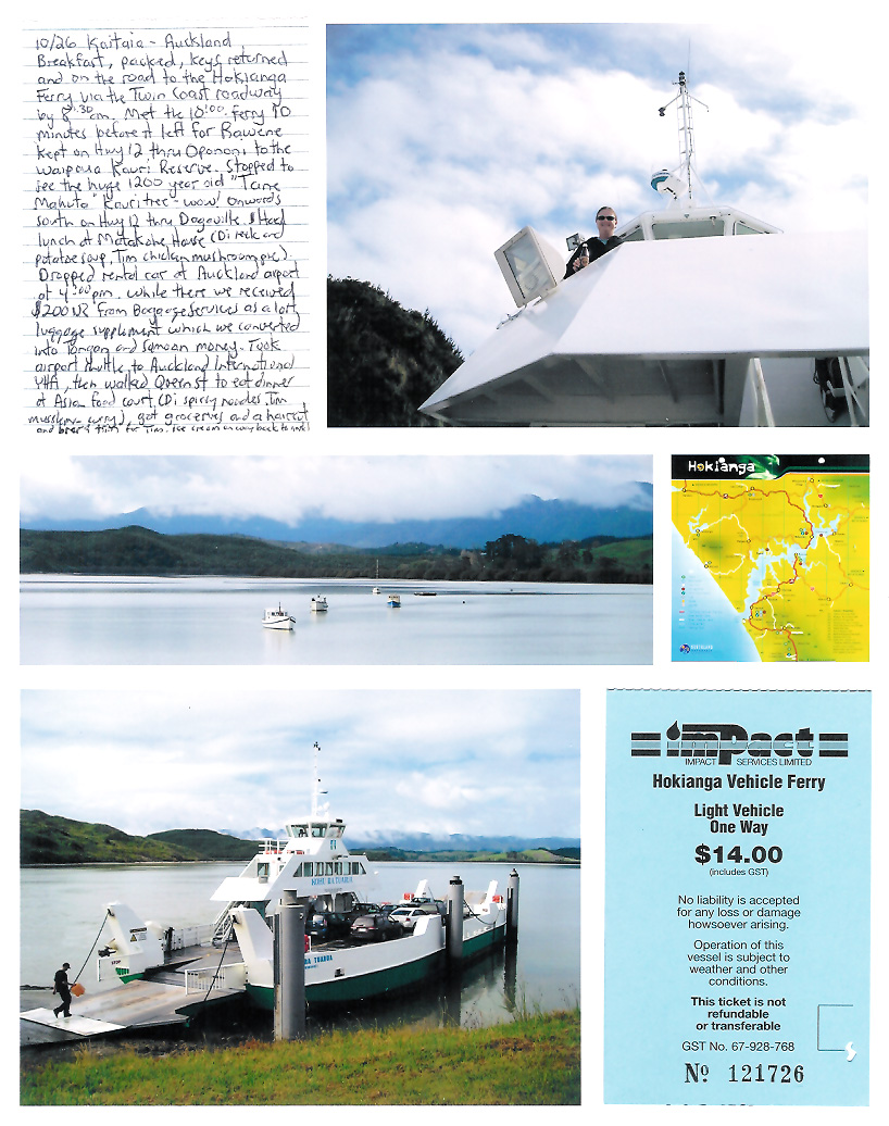 Hokianga Vehicle Ferry, North Island, New Zealand