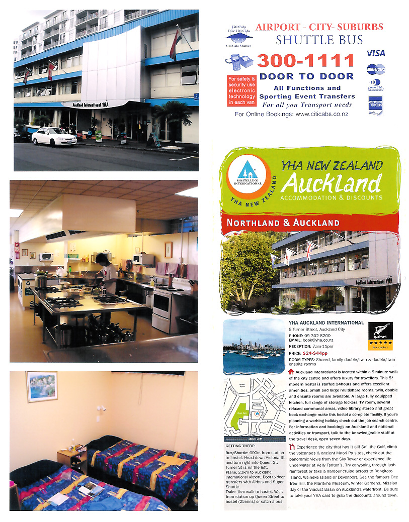 International YHA, Auckland, New Zealand