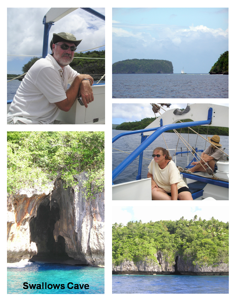 Sailing Melinda  around Vava'u Tonga