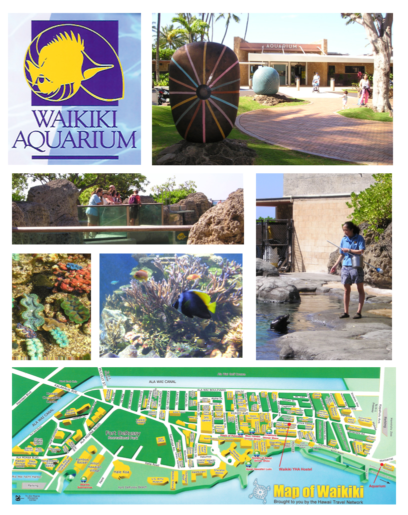 Waikiki Aquarium, Honolulu on Oahu Island Hawaii