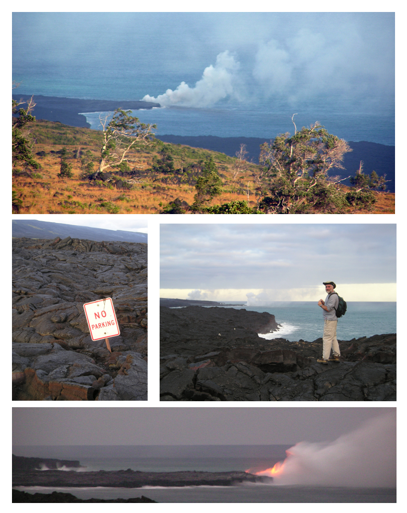 Pu'u O'o Lava Flow, Volcanoes National Park Hawaii
