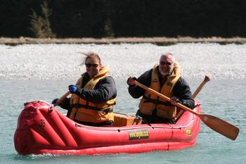 Funyaks on Dart River