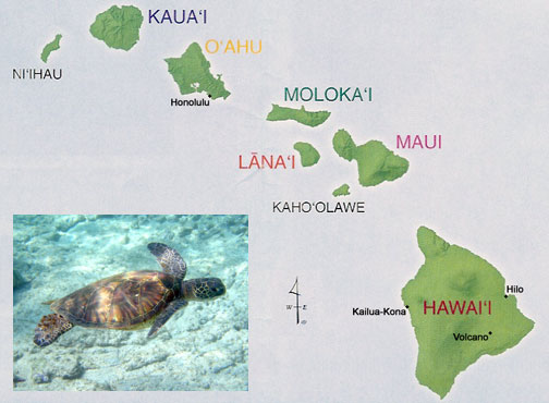 Hawaii map