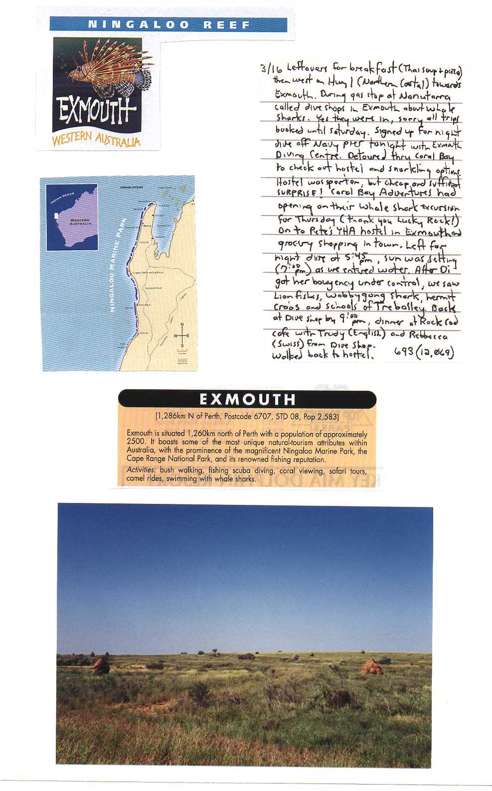 Road to Exmouth Australia