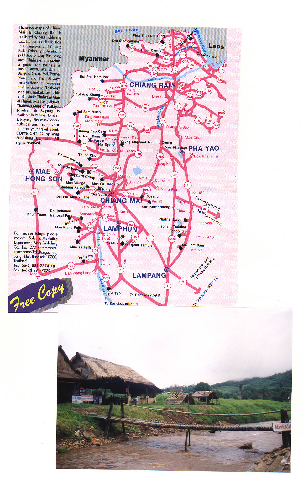 Road to Chiang Rai Thailand